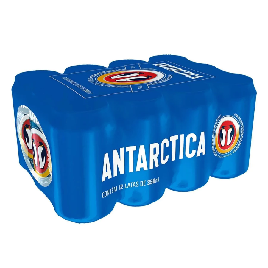 Cerveja Antarctica BOA Lata 350ml - c/ 12 - Antártica