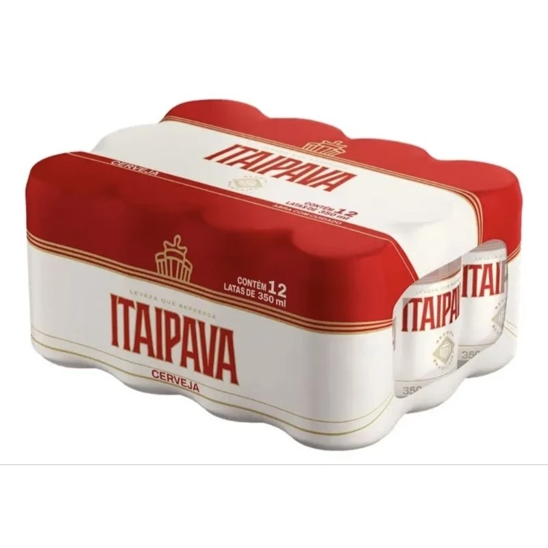 Cerveja Itaipava Pilsen Lata 350ml c/ 12 uni.