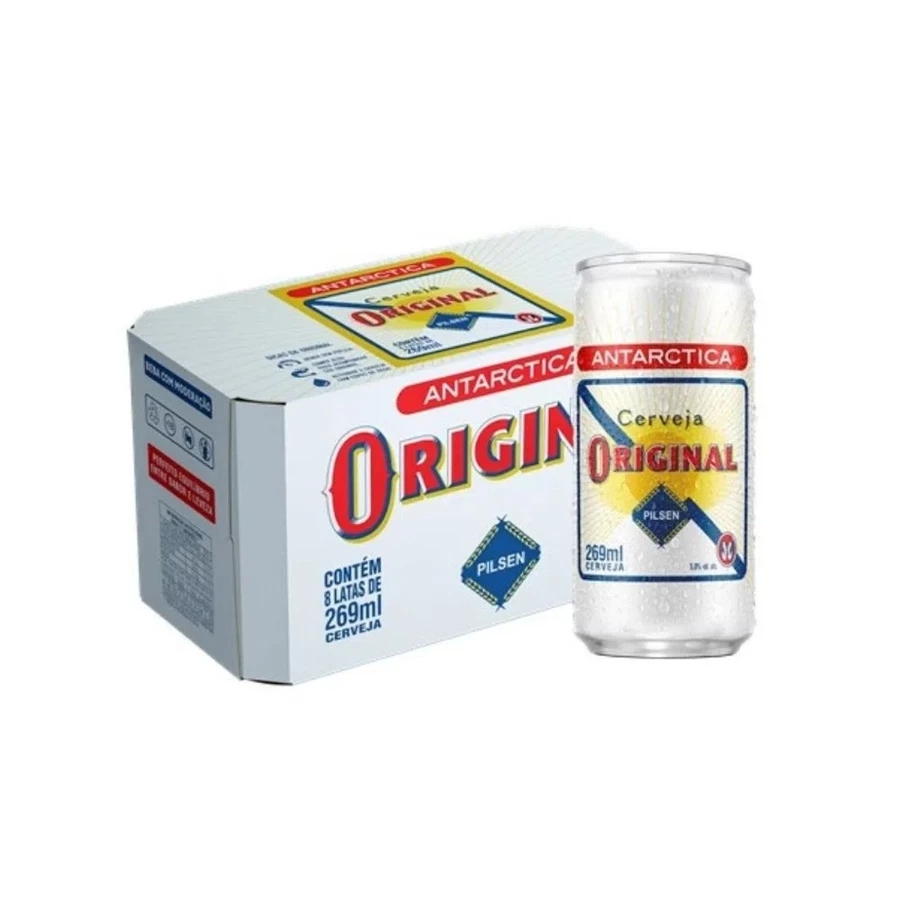 Cerveja Original Lata 8 Unidades Pack 269ml