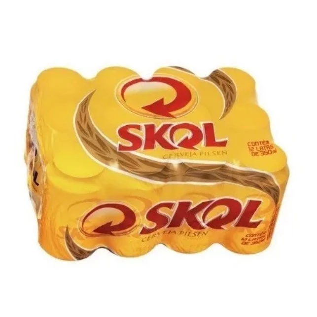 Cerveja Skol 350ml pack com 12 unidades