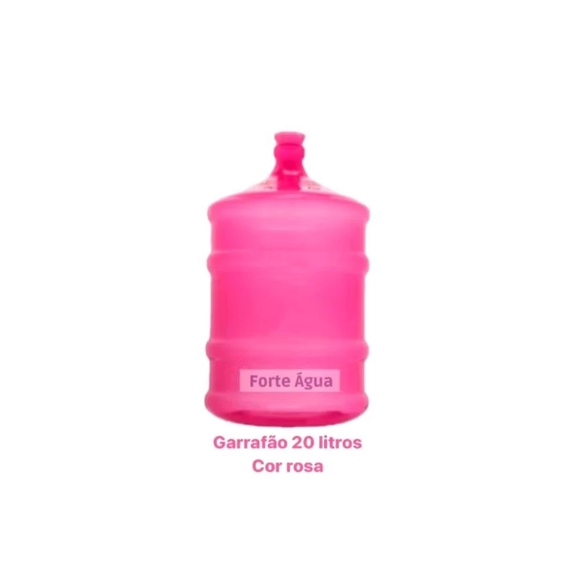 Kit 2 galões rosa 20 litros